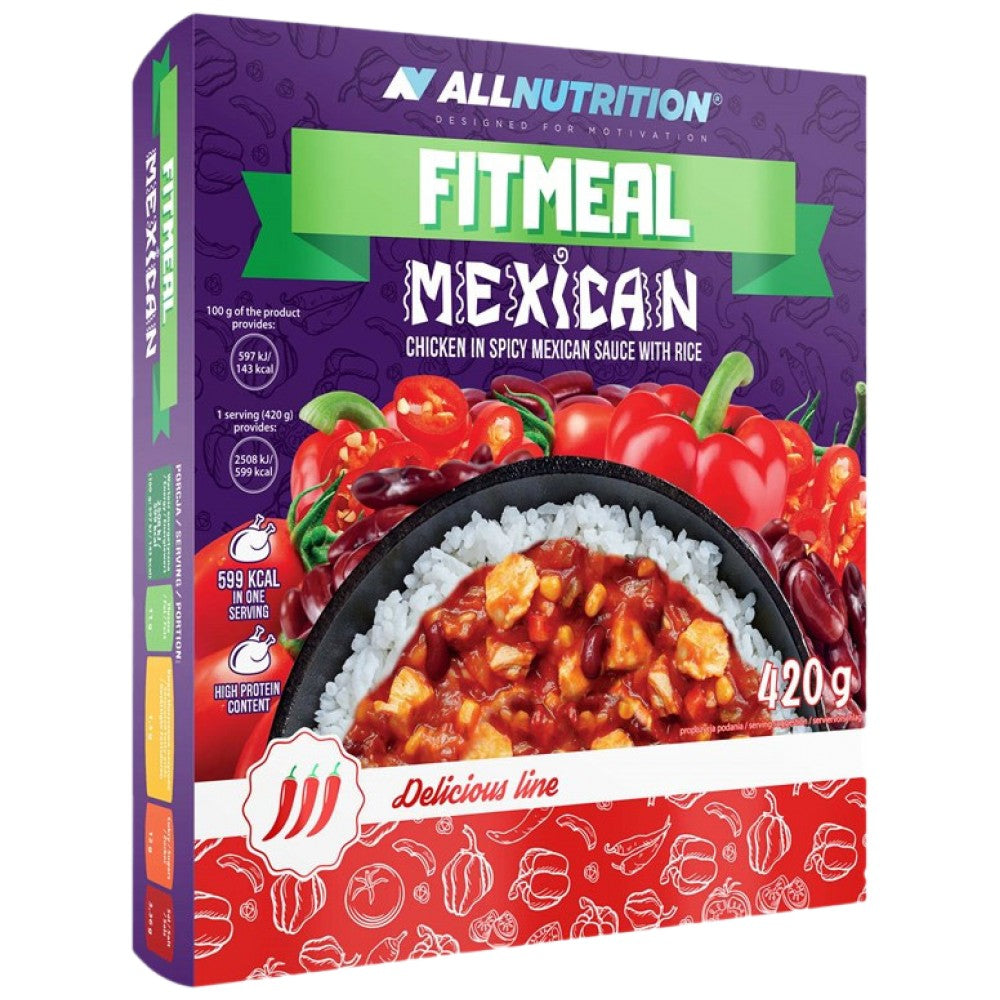 FitMeal Mexican | Mâncare bogată în proteine gata de consumat - 420 de grame