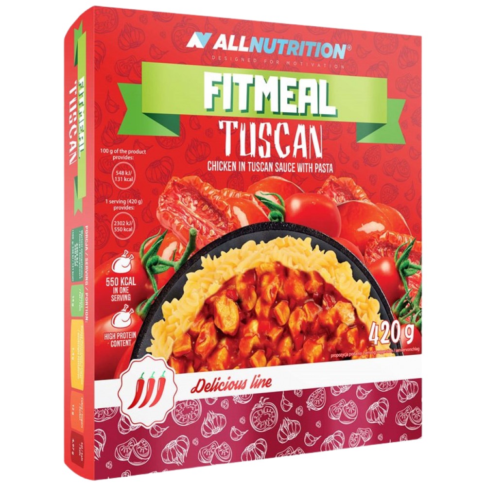 FitMeal Tuscan | Mâncare bogată în proteine gata de consumat - 420 de grame