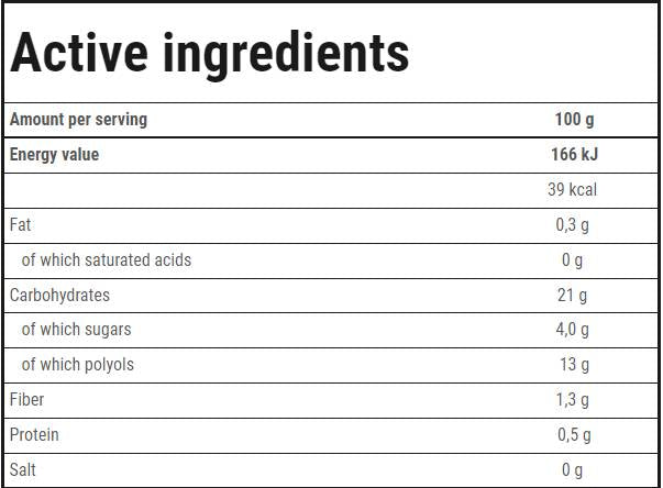 Fructe în jeleu | Capsuni 600 grame