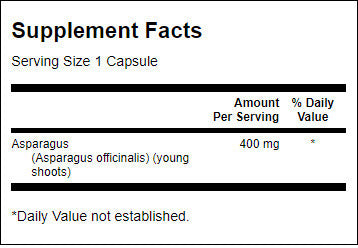 Sparanghel cu spectru complet / Lăstarii tineri - 60 capsule