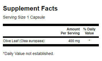 Full Spectrum Olive Leaf 400 mg - 60 capsule