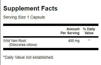 Full Spectrum Wild Yam 400 mg - 60 capsule