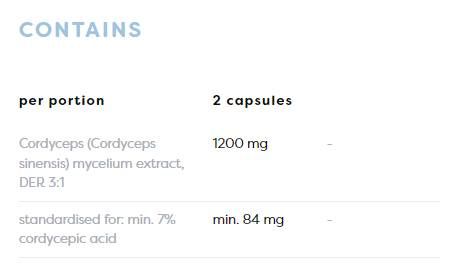 Cordyceps 1200 mg - 60 capsule