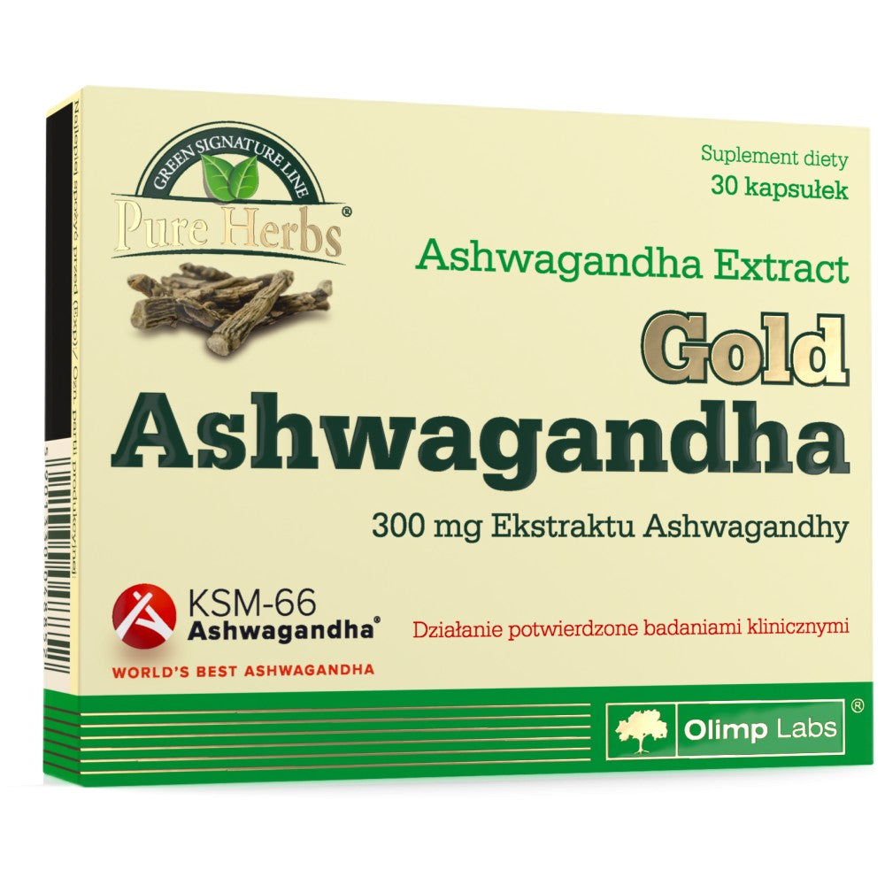 GOLD Ashwagandha KSM-66 Premium - 30 capsule