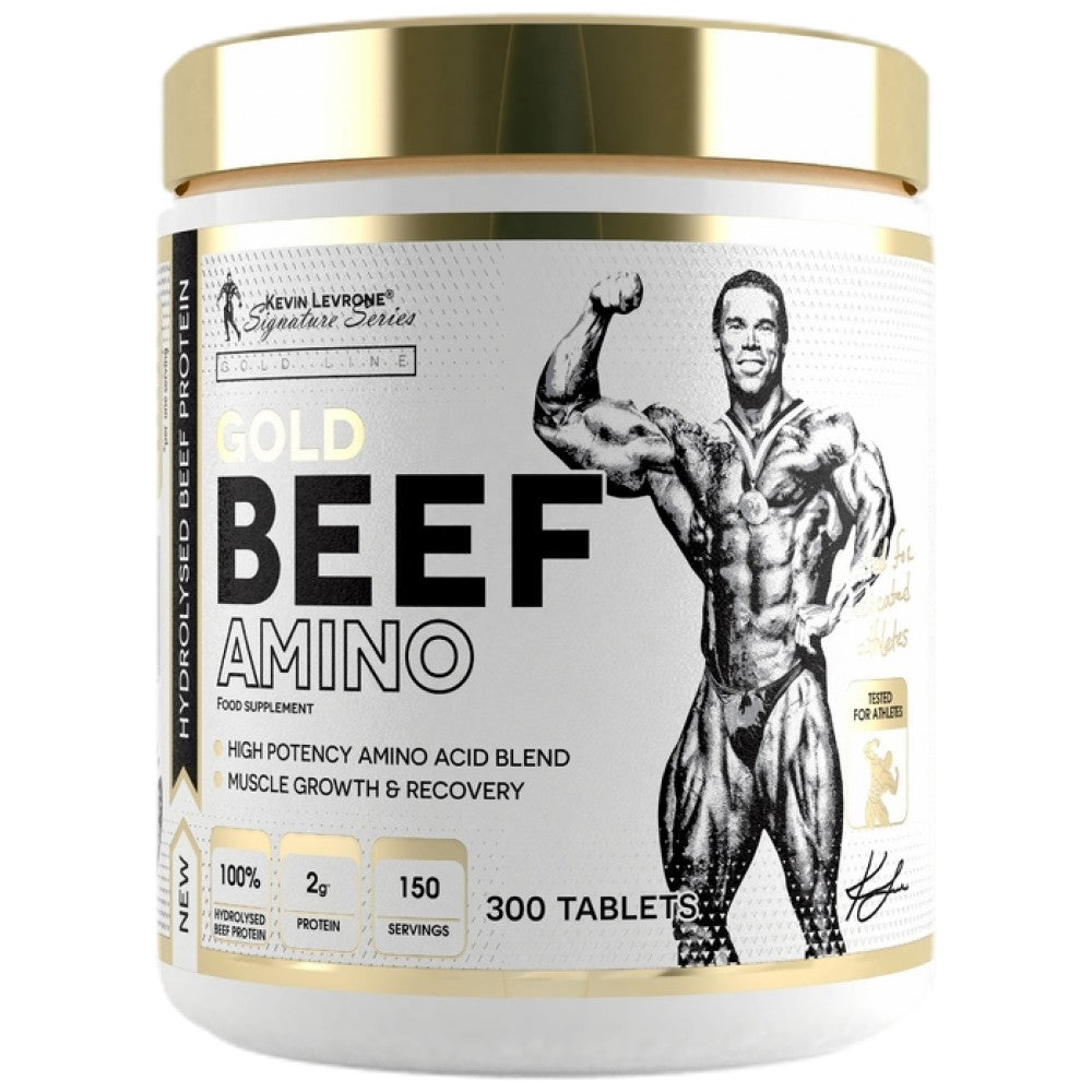 GOLD Beef Amino | Amestec de aminoacizi de mare putere - 300 de tablete
