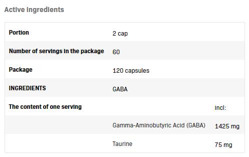 Gaba Caps - 120 capsule