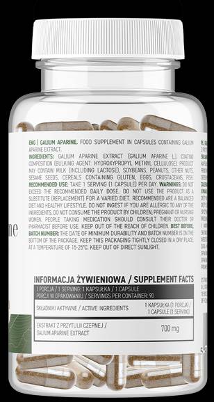 Galiu Aparina 700 mg | Vege - Yarrow 90 capsule