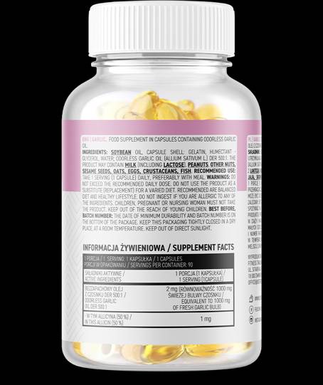 Usturoi 1000 mg / Inodor 90 capsule de gel
