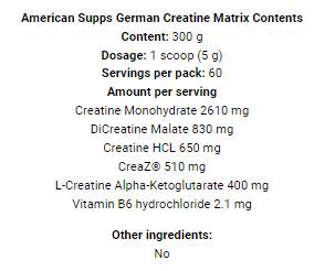 Matricea creatinei germane | cu CreaZ® - 300 de grame
