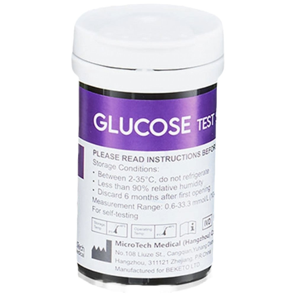 GluKeto Meter – Teste pentru benzi de glucoză - 50 buc.