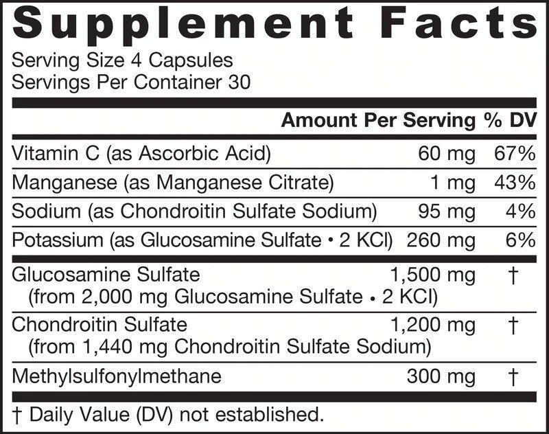 Glucozamină Condroitin MSM - Glucozamină Condroitin MSM 120 capsule