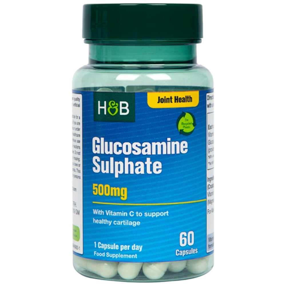 Sulfat de glucozamină 500 mg - 60 capsule