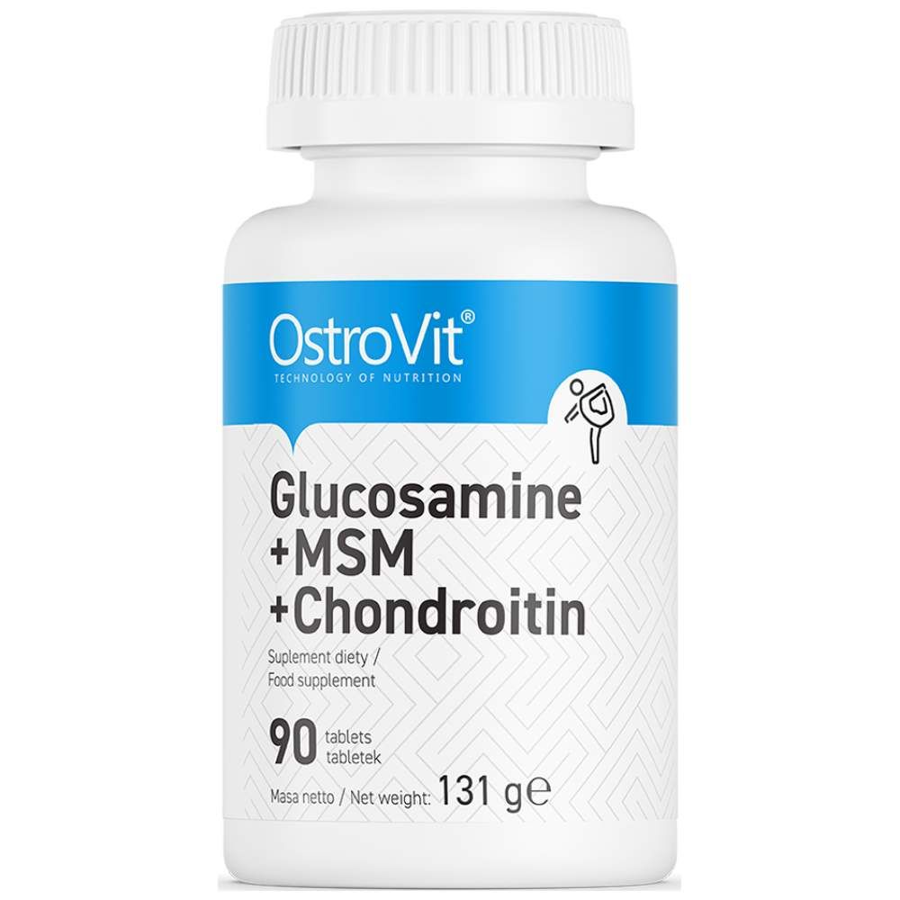 Glucozamină + MSM + Condroitin - 90 tablete
