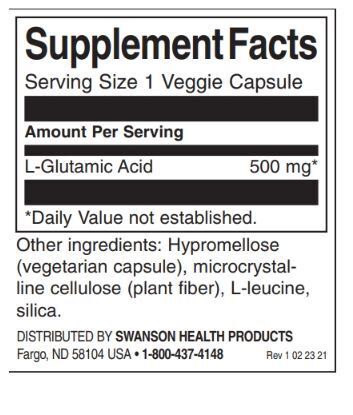 Acid glutamic 500 mg - 60 capsule