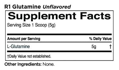 Glutamina | 100% L-Glutamină micronizată - 398 grame