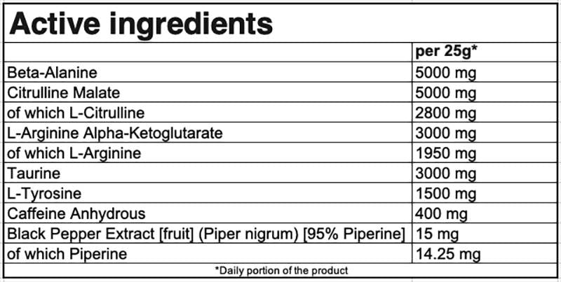 Miez de aur | Formula de pre-antrenament COX - 250 de grame