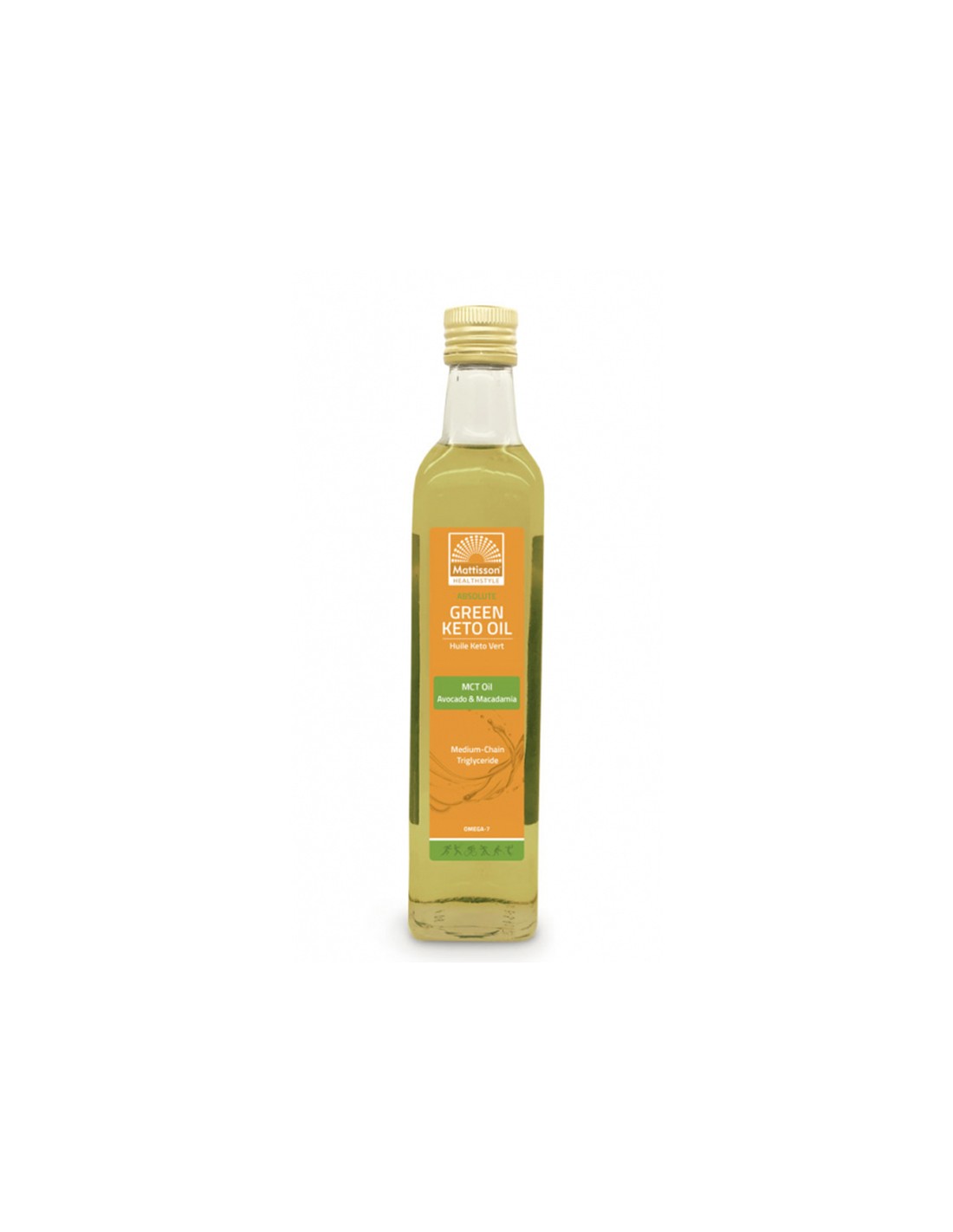 Sistemul cardiovascular - Green Keto Oil - MCT, Avocado și Macadamia, 500 ml Mattisson Healthstyle