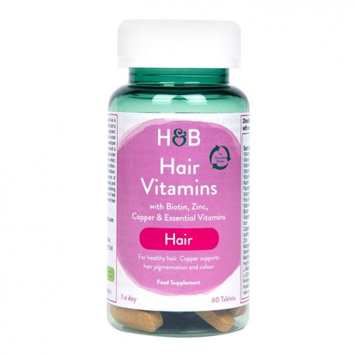 Vitamine pentru păr cu colagen (Hair Vitamins) 60 tablete HOLLAND & BARRETT
