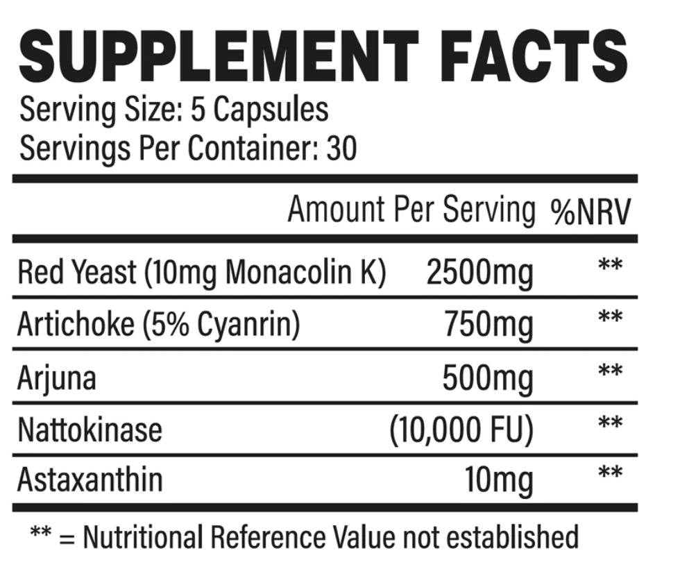 Îngrijirea inimii | cu Nattokinase & Red Yeast - 150 capsule