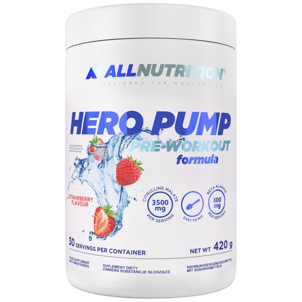 Hero Pompă | Formula de pre-antrenament fără stimulare - 420 de grame