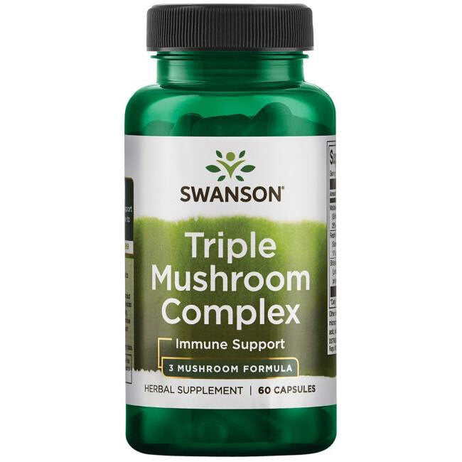 Complex standardizat de ciuperci triple de mare putere - 60 de capsule