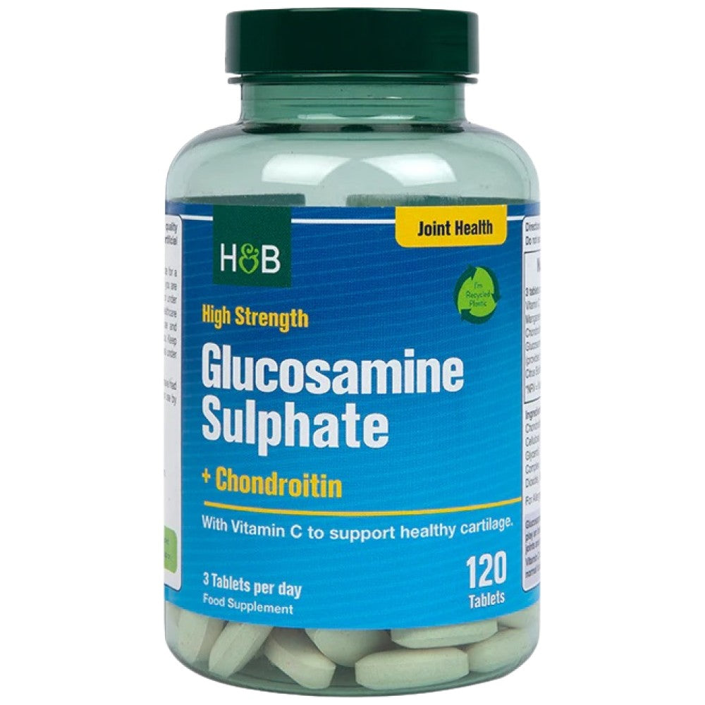 Sulfat de glucozamină de înaltă rezistență + condroitină - 120 tablete