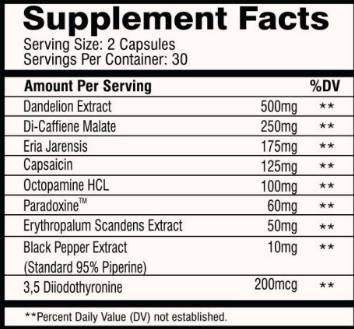 hibrid | Pre-antrenament termogenic - 60 capsule
