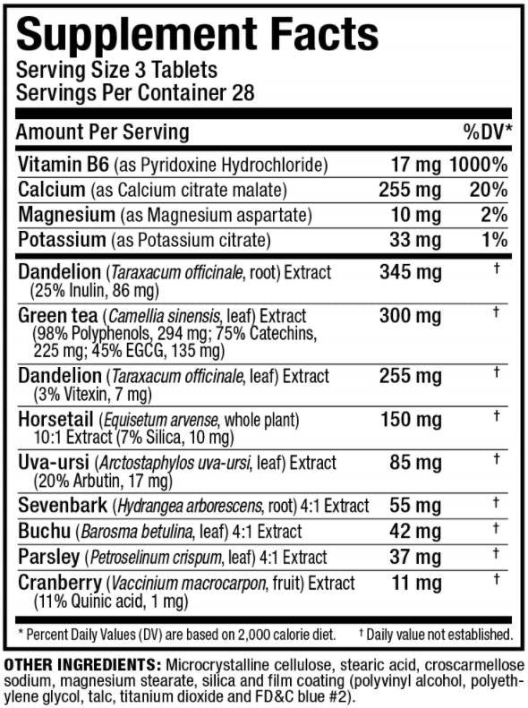 Hydradry / Sistem de eliminare a apei pre-concurs - 84 de tablete