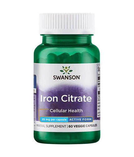 Citrat de fier 25 mg - 60 capsule