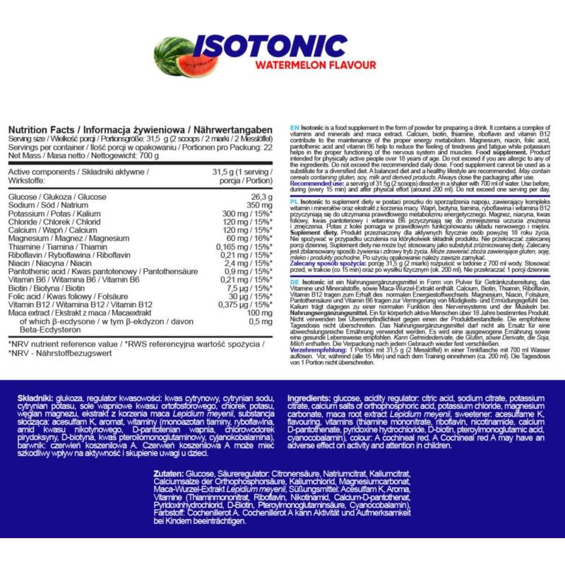 Băutură IsoTonic - 700 de grame