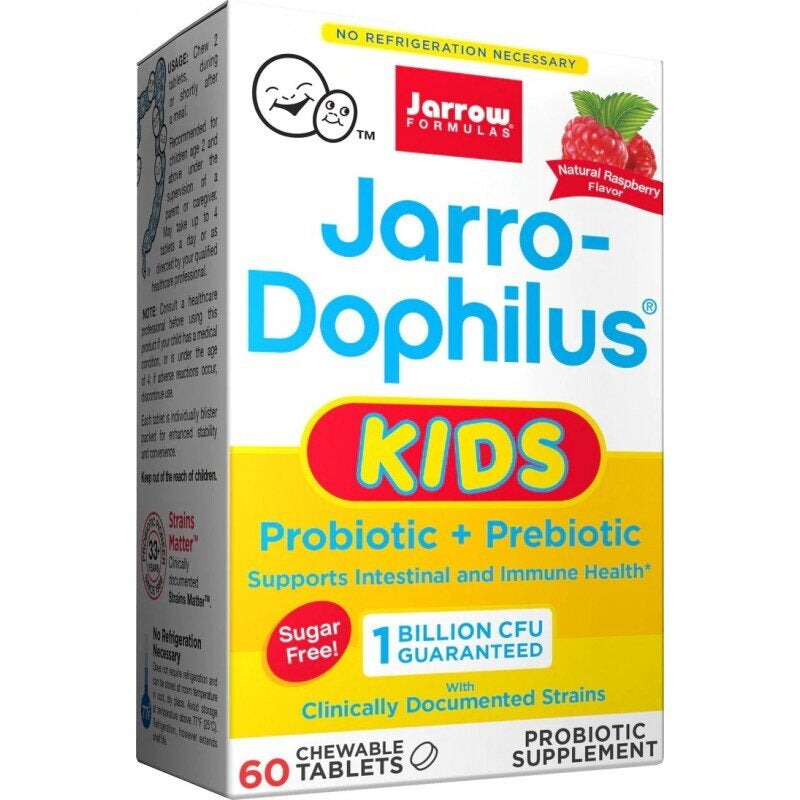 Jarro-Dophilus Kids 1 Billion - Probiotic pentru copii 60 de tablete masticabile