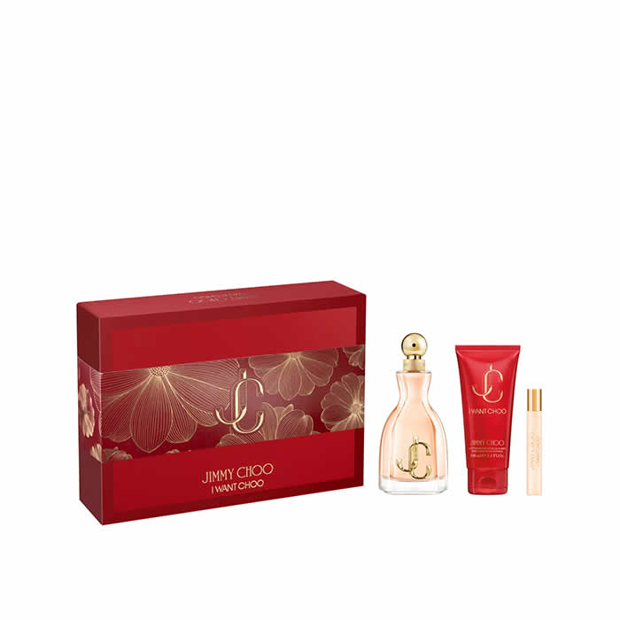 Jimmy Choo I Want Choo Eau De Parfum Spray 100ml Set 3 Piese