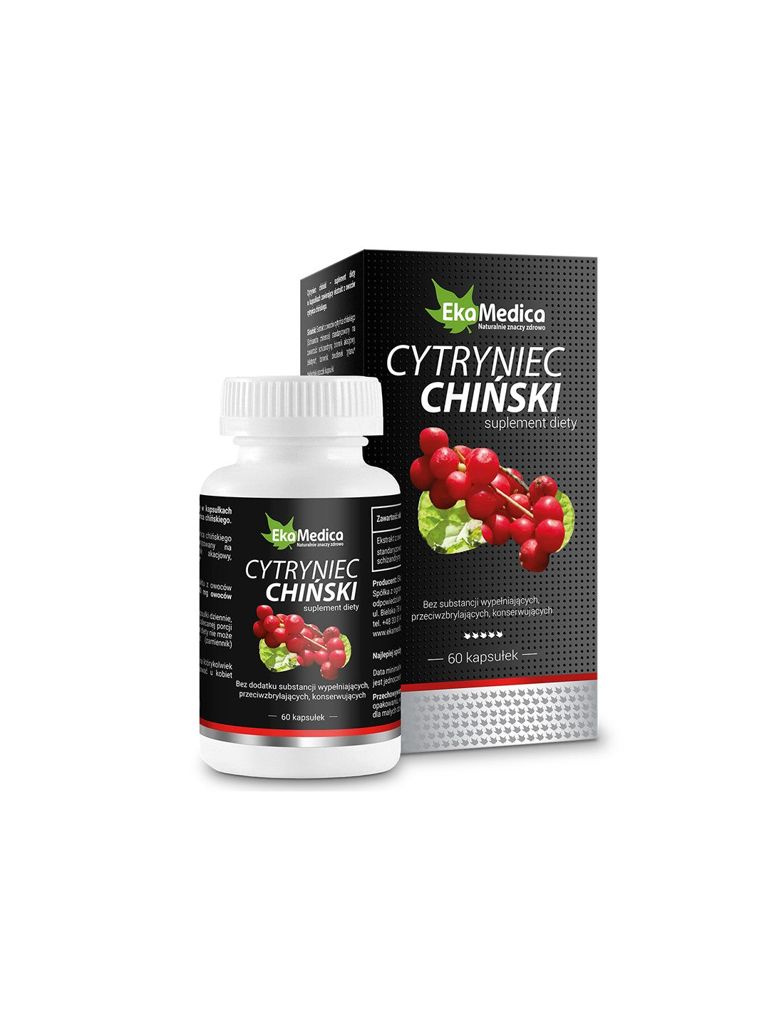 Funcția cardiovasculară și cognitivă - Schizandra (lemongrass chinezesc), 60 capsule EkaMedica