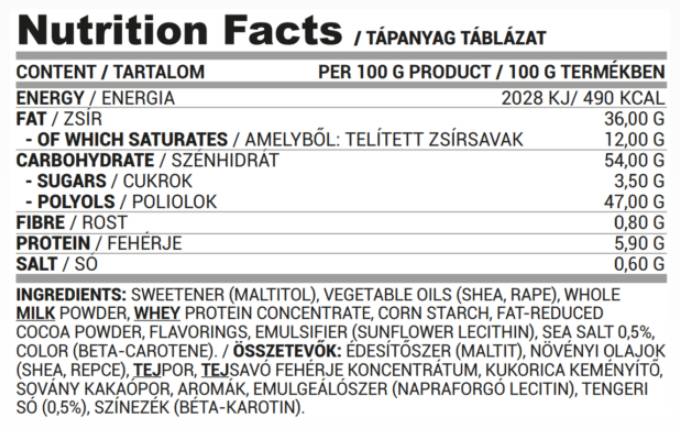 Răspândire proteică | Caramel sărat - 350 de grame