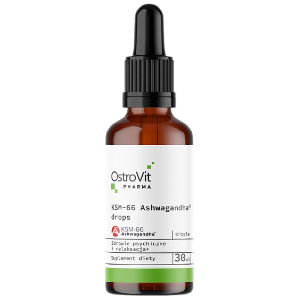 KSM-66 Ashwagandha Picături | Extract de rădăcină de Ashwagandha 30 ml