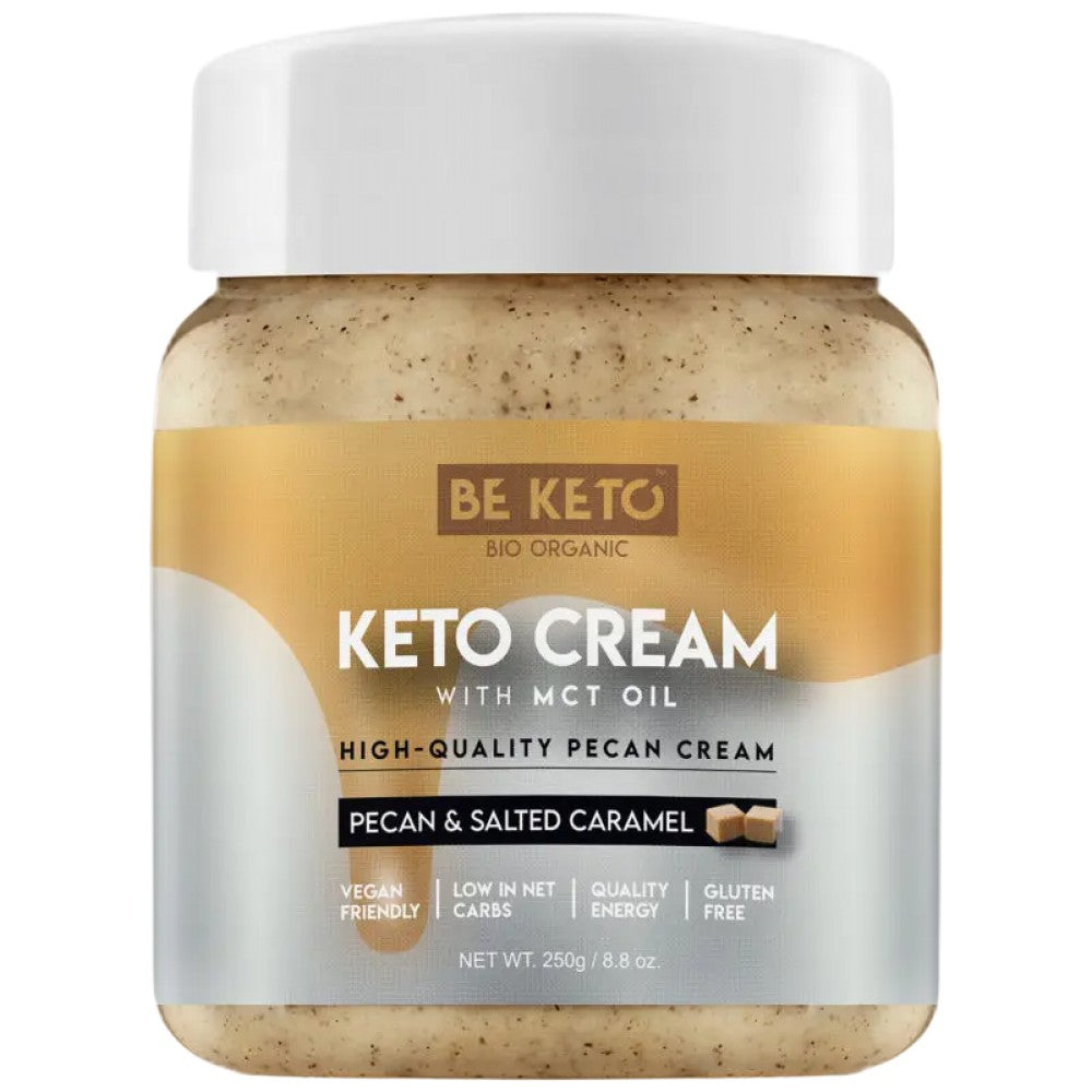 Crema Keto | Pecan & Caramel Sărat + MCT - 250 grame