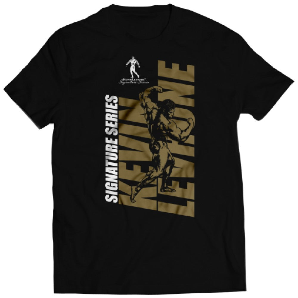 Tricou Kevin Levrone | Negru-Auriu