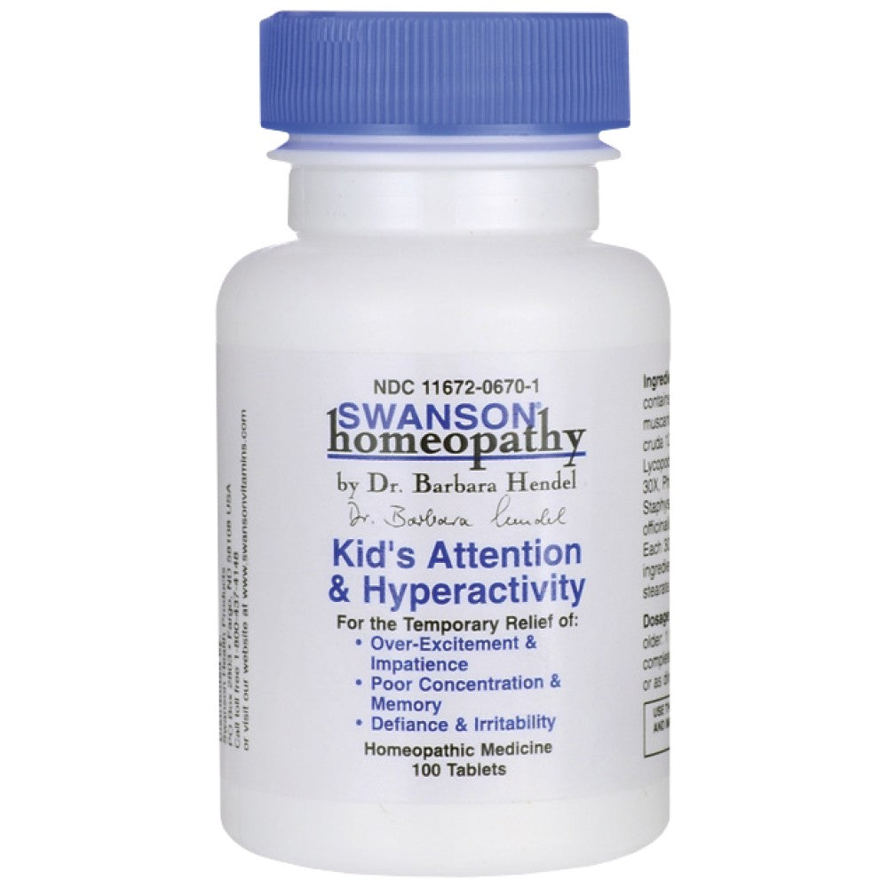 Copii Atenție și Hiperactivitate 100 Tablete