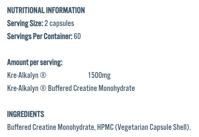Kre-Alkalyn 1500 - 120 capsule