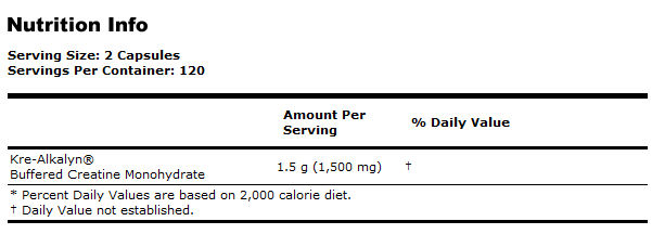 Kre-Alkalyn - 240 capsule