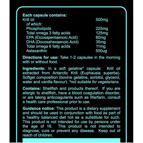 Ulei de krill 500 mg - 90 capsule