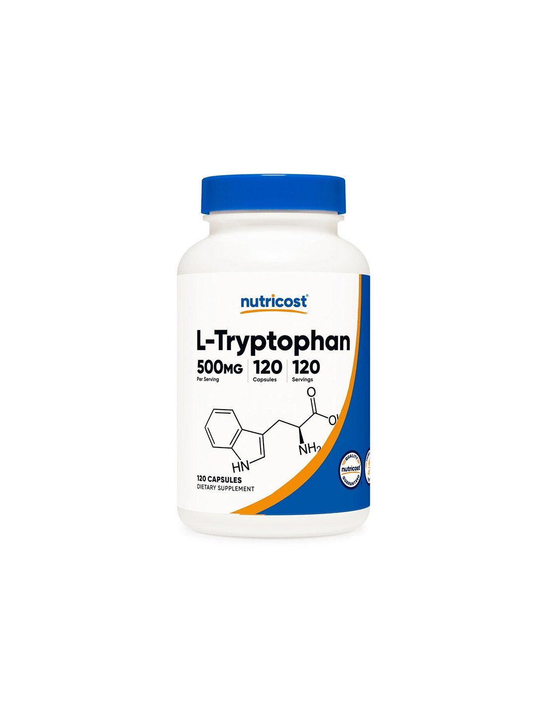 Stres și insomnie - L-triptofan, 500 mg x 120 capsule