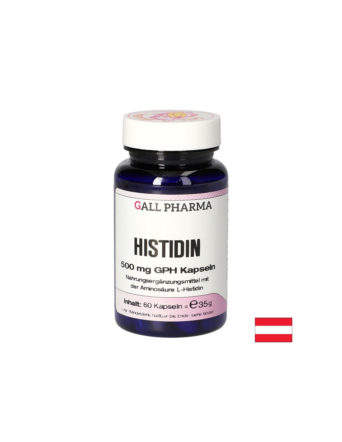 Imunitate - L-Histidină, 500 mg x 60 capsule