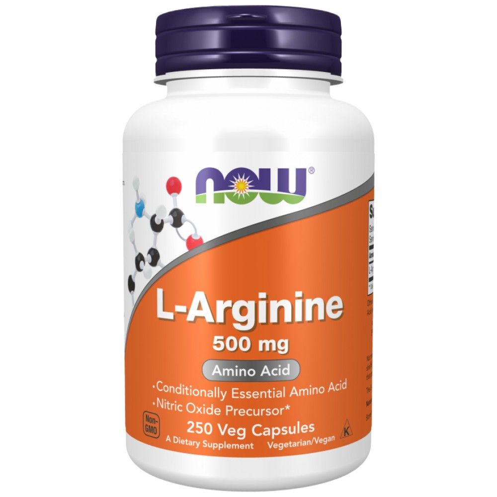 L-Arginina 500 mg - 250 capsule