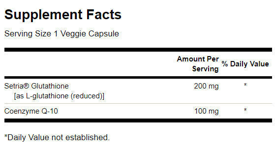 L-Glutation cu CoQ10 300 mg - 30 capsule