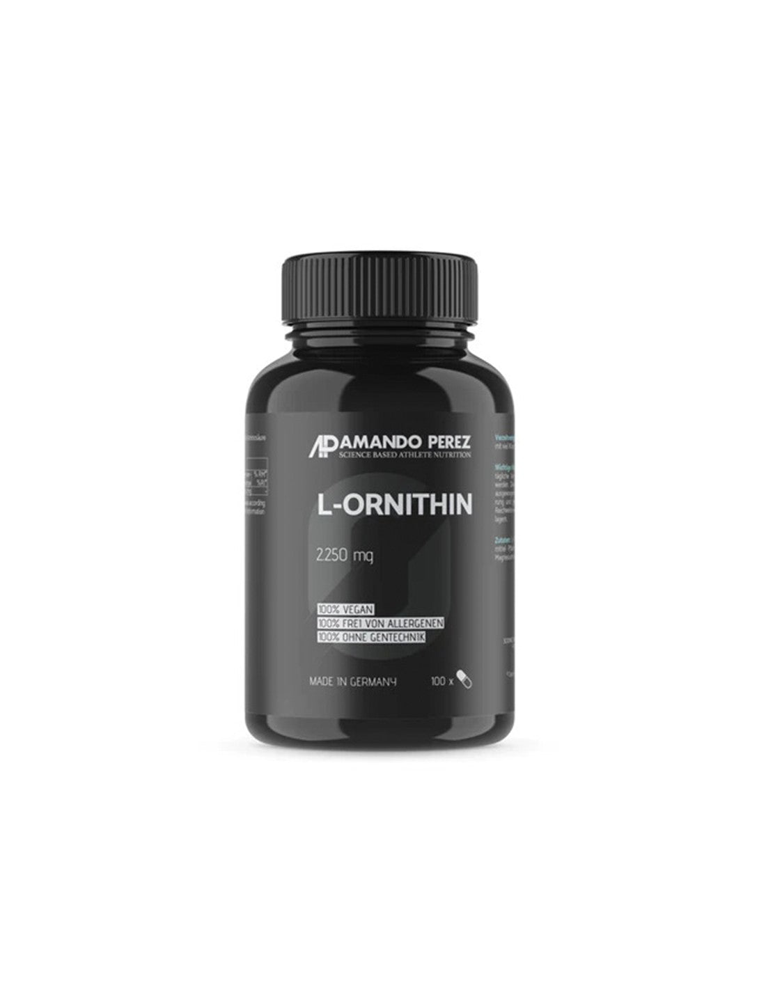 Detoxifiere - L-Ornithine (L-Ornithine) Amando Perez, 100 capsule
