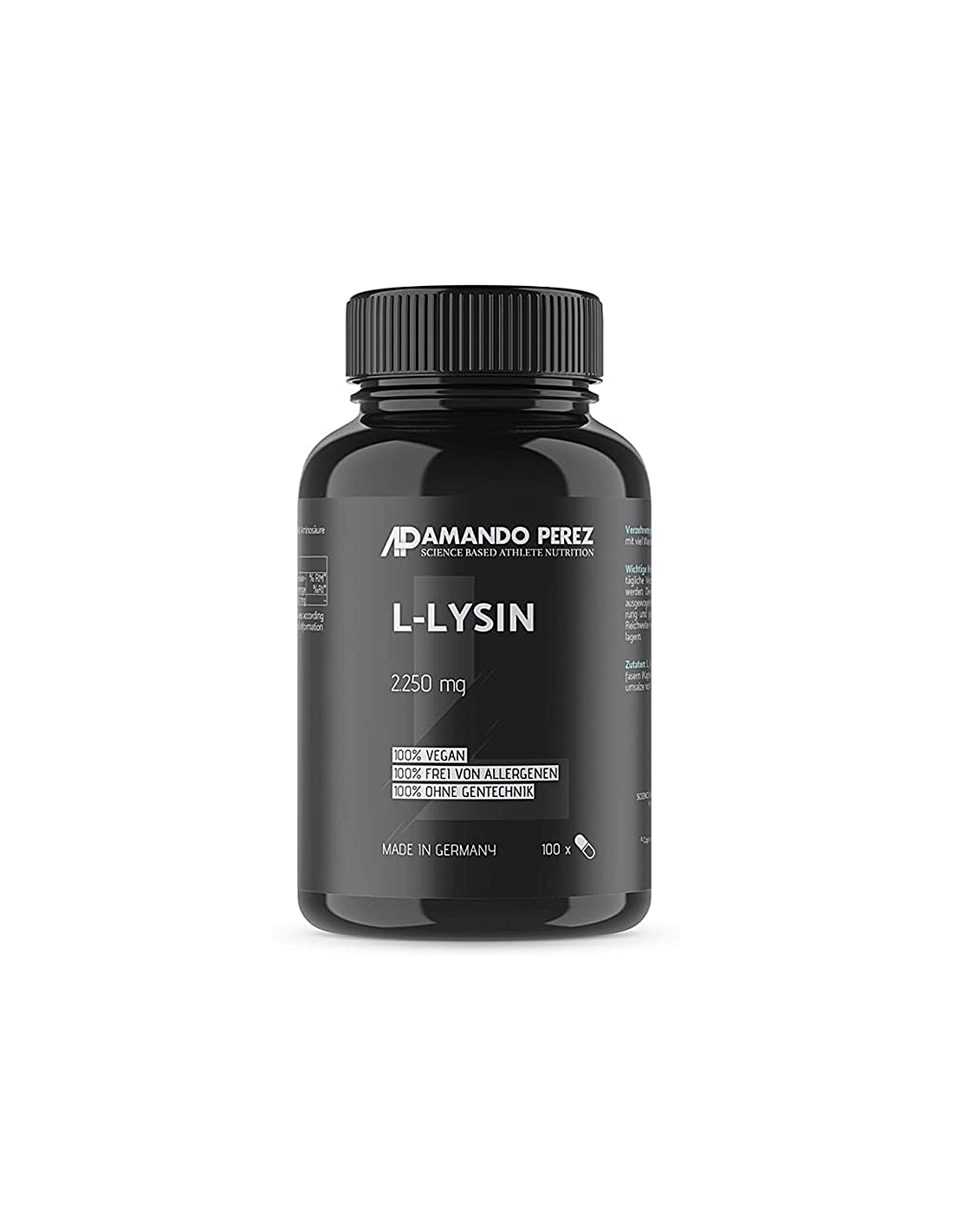 L-lizină / L-lizină, 100 capsule