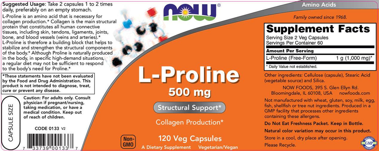 L-Proline - 120 capsule