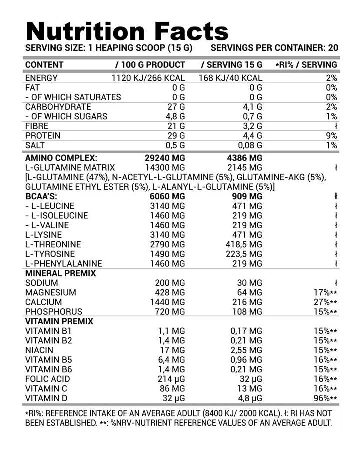 LA Vit / Amino | EAA + vitamine și minerale - 300 de grame