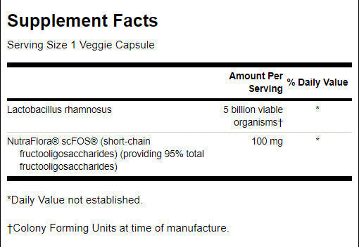Lactobacillus Rhamnosus cu FOS 5 miliarde CFU - 60 capsule